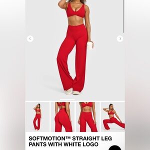 Oner Active Red Wide Leg Pants